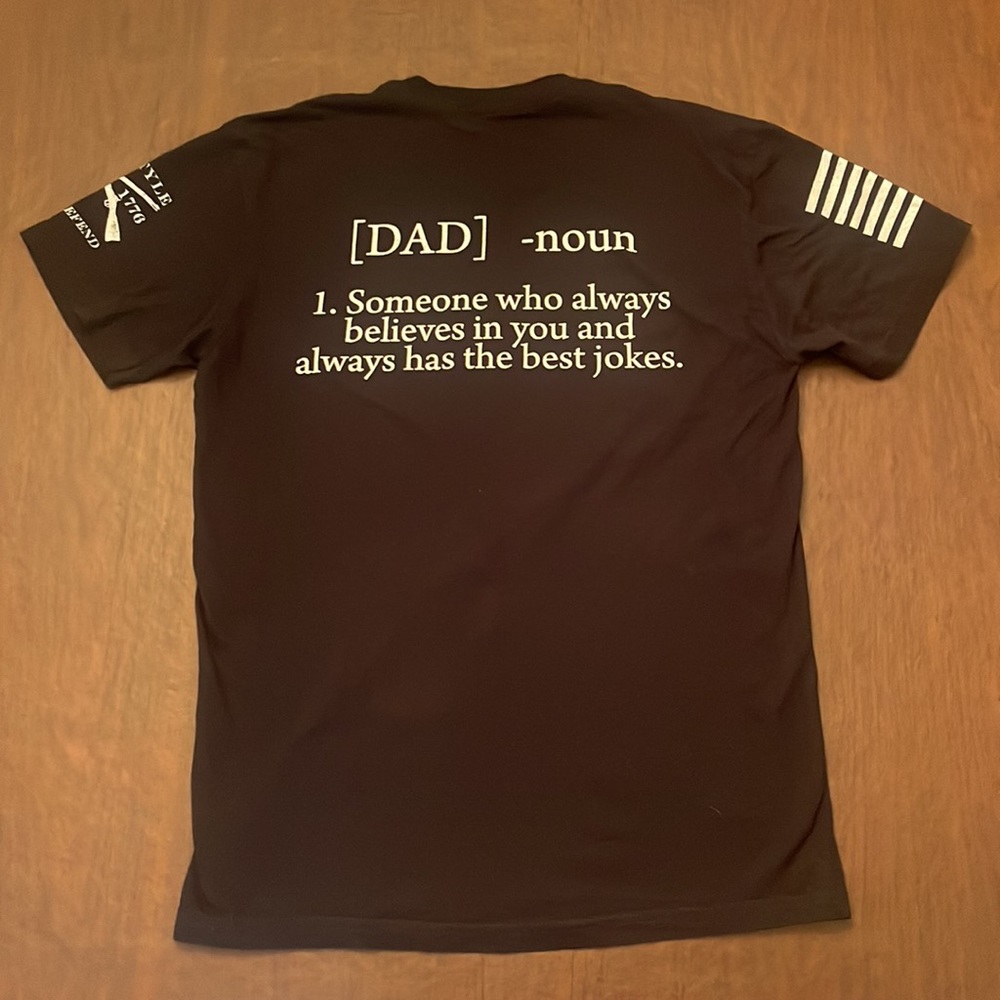 🇺🇸 👕 Grunt Style “DAD definition” black M T-shirt 🇺🇸 - Picture 5 of 6